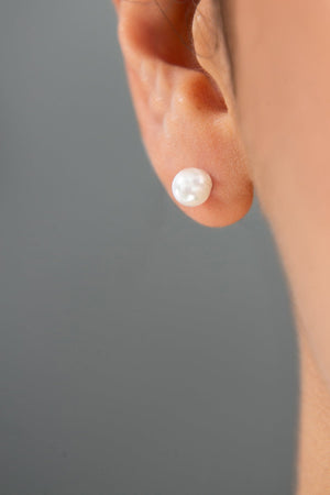 Women's Pearl Design 925 Sterling Silver Earrings