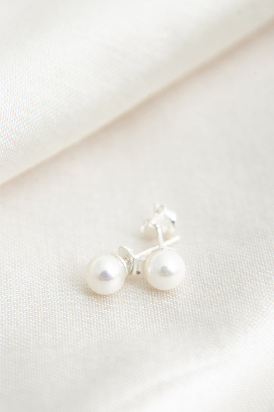 Women's Pearl Design 925 Sterling Silver Earrings