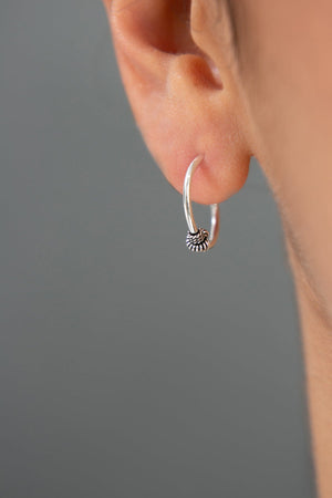 Women's 925 Sterling Silver Hoop Earrings