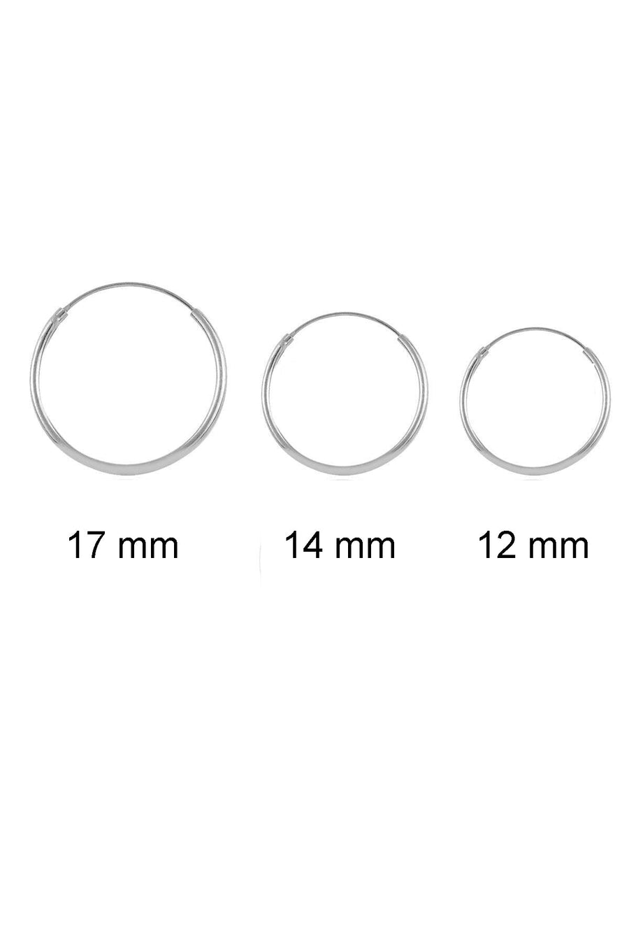 Women's 925 Sterling Silver Hoop Earrings