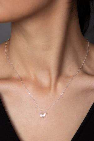 Women's 925 Sterling Silver Dragonfly Necklace