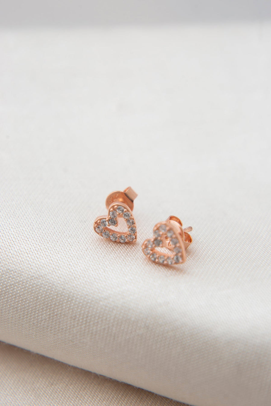 Women's 925 Sterling Silver Heart Earrings