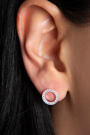 Women's Hoop Design 925 Sterling Silver Earrings