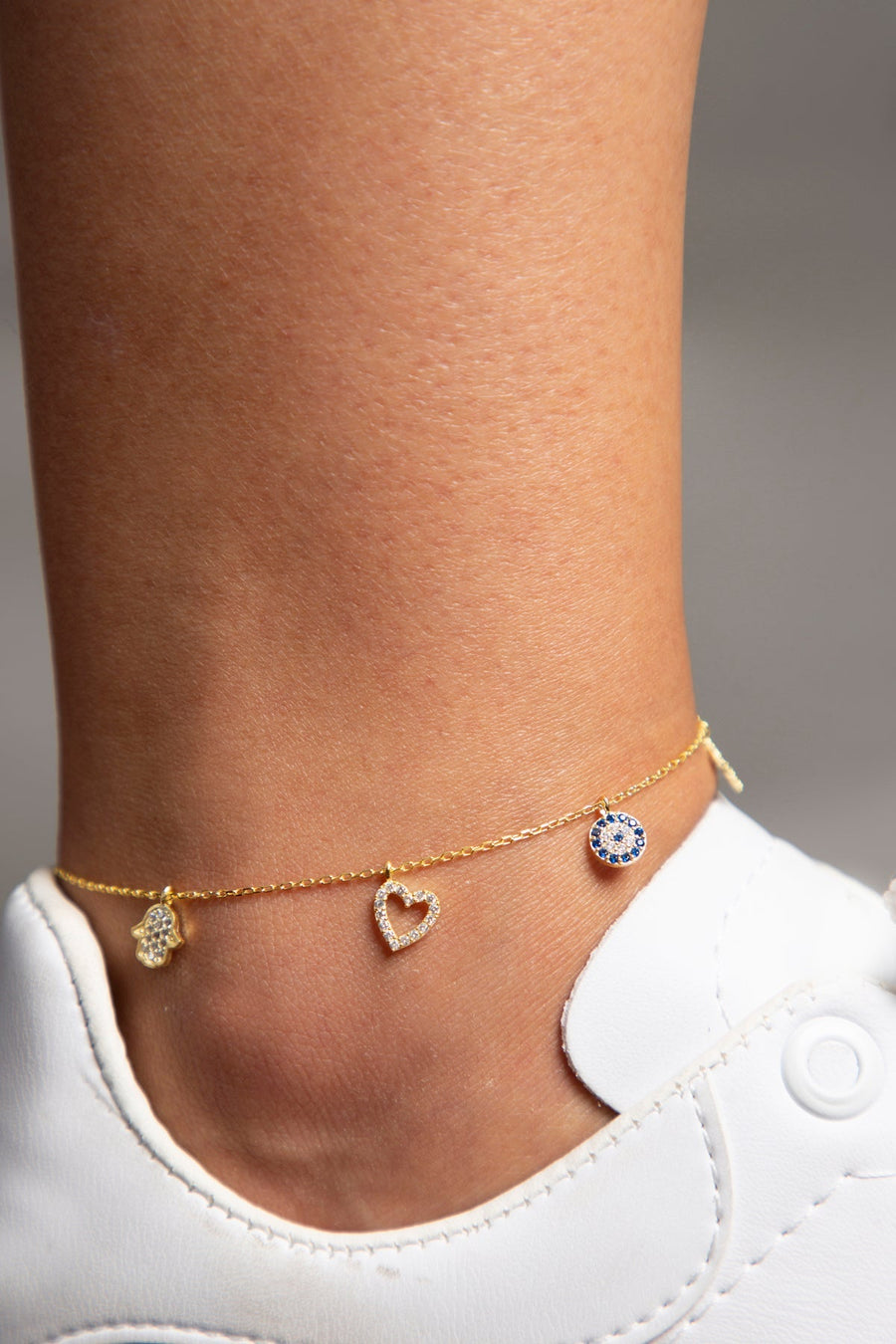 Women's Luck Model 925 Sterling Silver Anklet