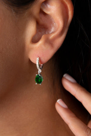 Women's Teardrop Earrings in 925 Sterling Silver