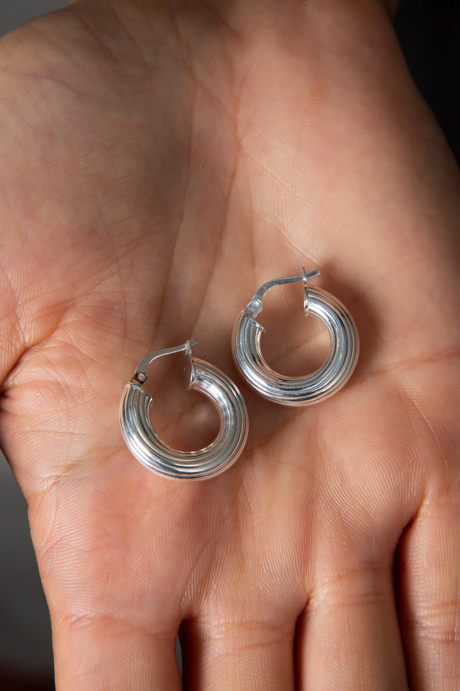 Women's 925 Sterling Silver Hoop Earrings