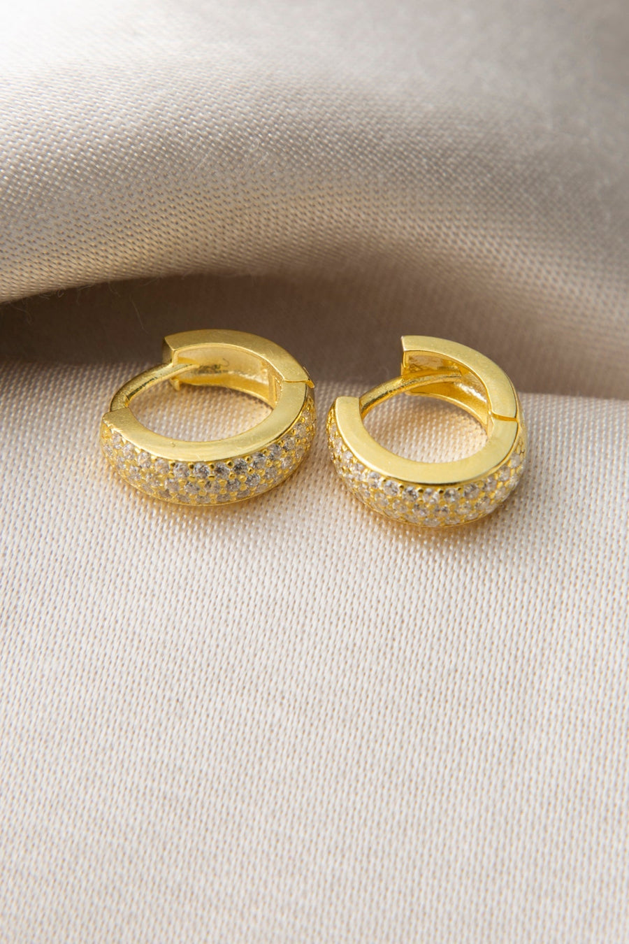 Women's 925 Sterling Silver Gemstone Hoop Earrings