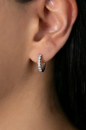 Women's 925 Sterling Silver Hoop Earrings