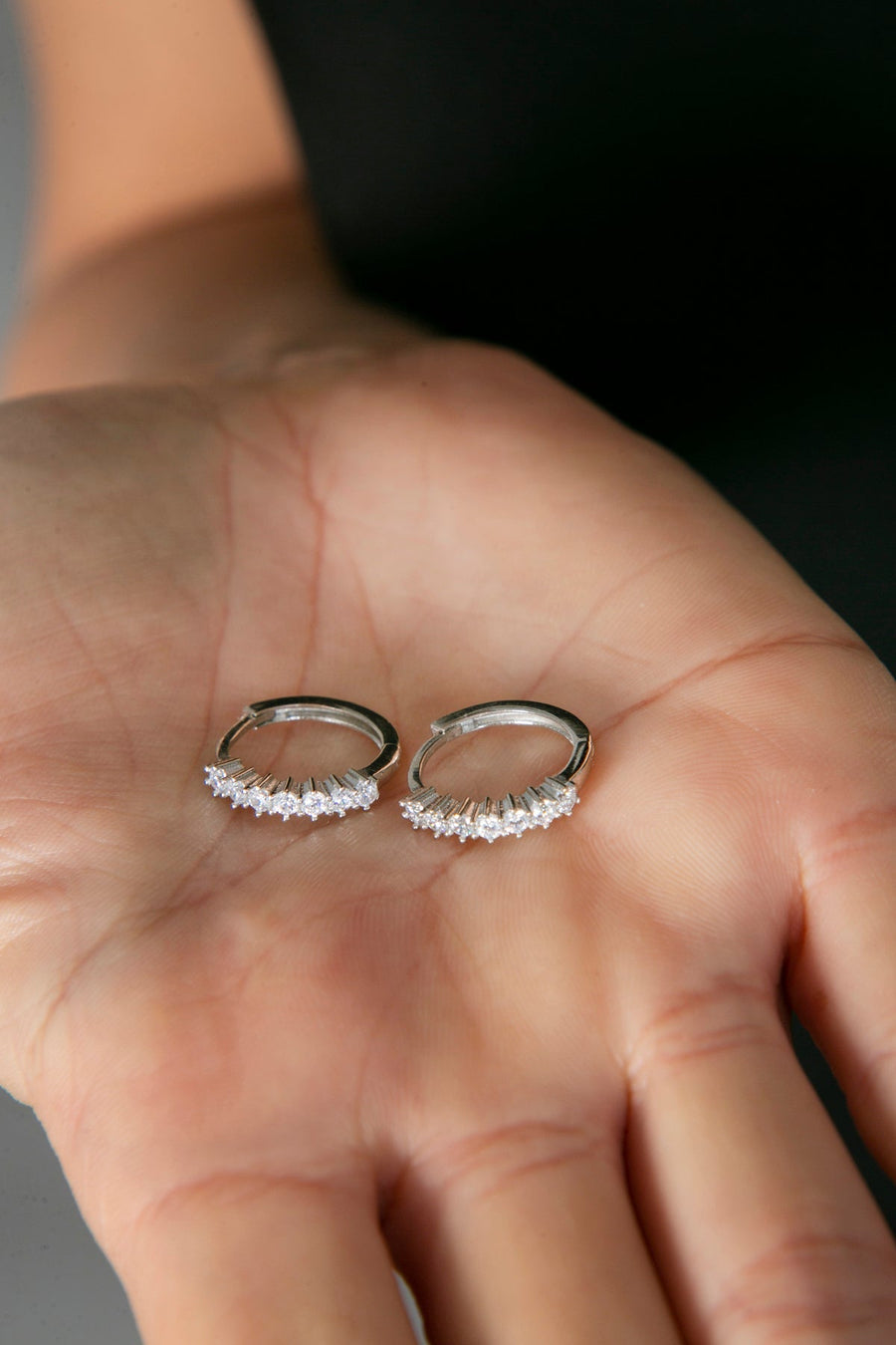 Women's 925 Sterling Silver Hoop Earrings