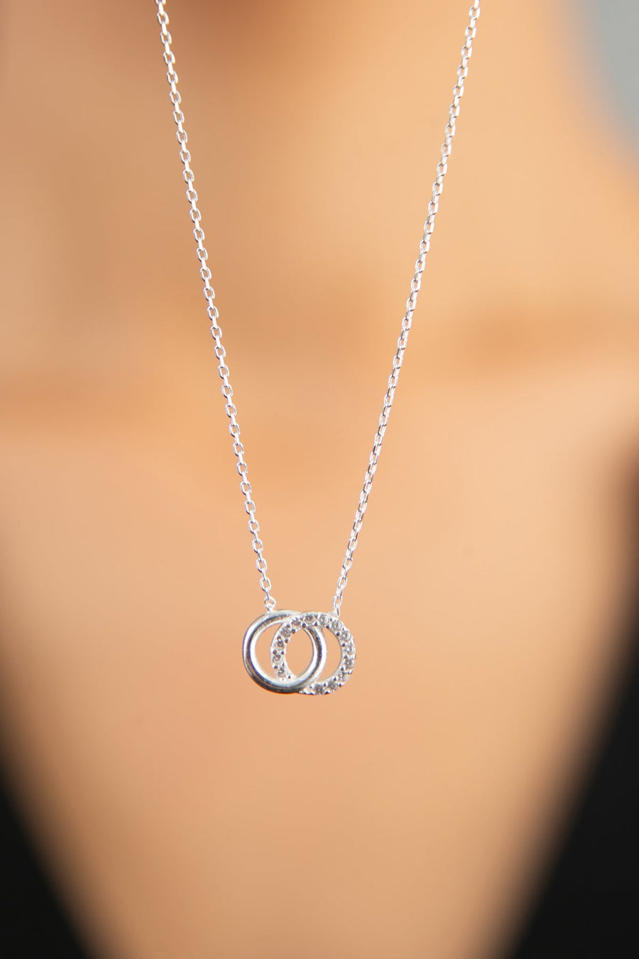 Women's Infinity Design 925 Sterling Silver Necklace