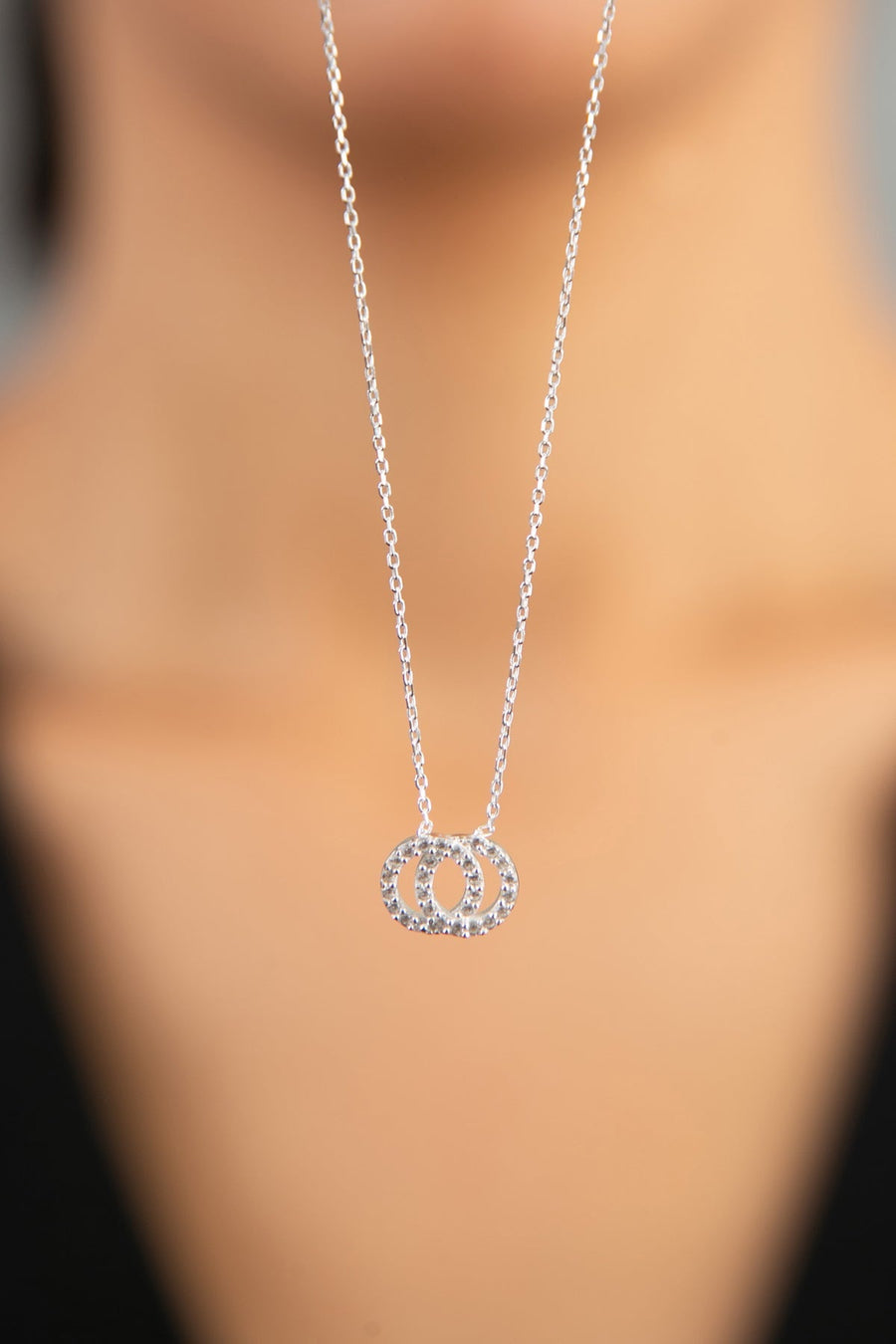 Women's Infinity Model 925 Sterling Silver Necklace