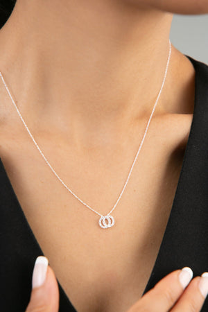 Women's Infinity Model 925 Sterling Silver Necklace