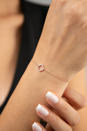 Women's 925 Sterling Silver Clover Bracelet