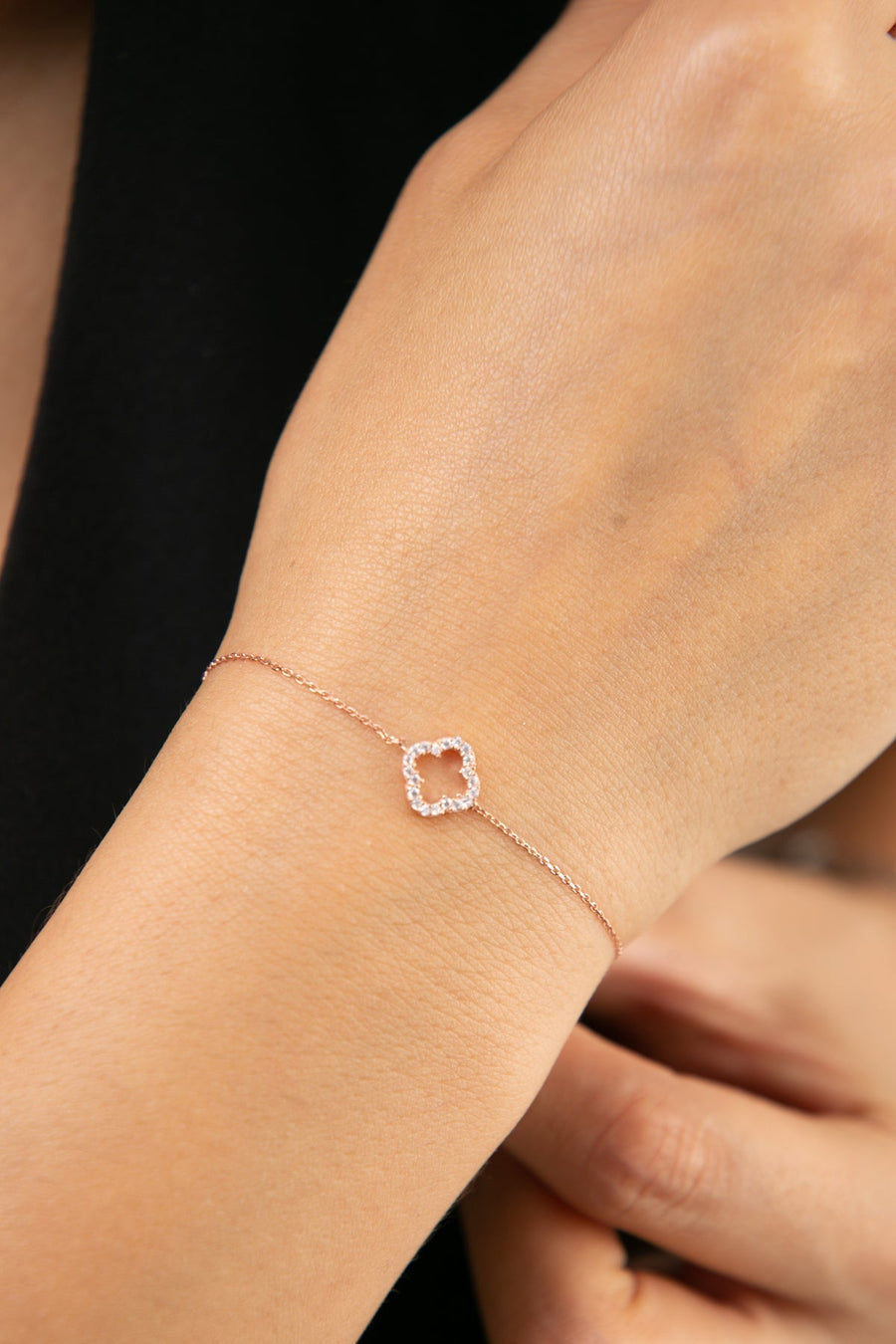 Women's 925 Sterling Silver Clover Bracelet