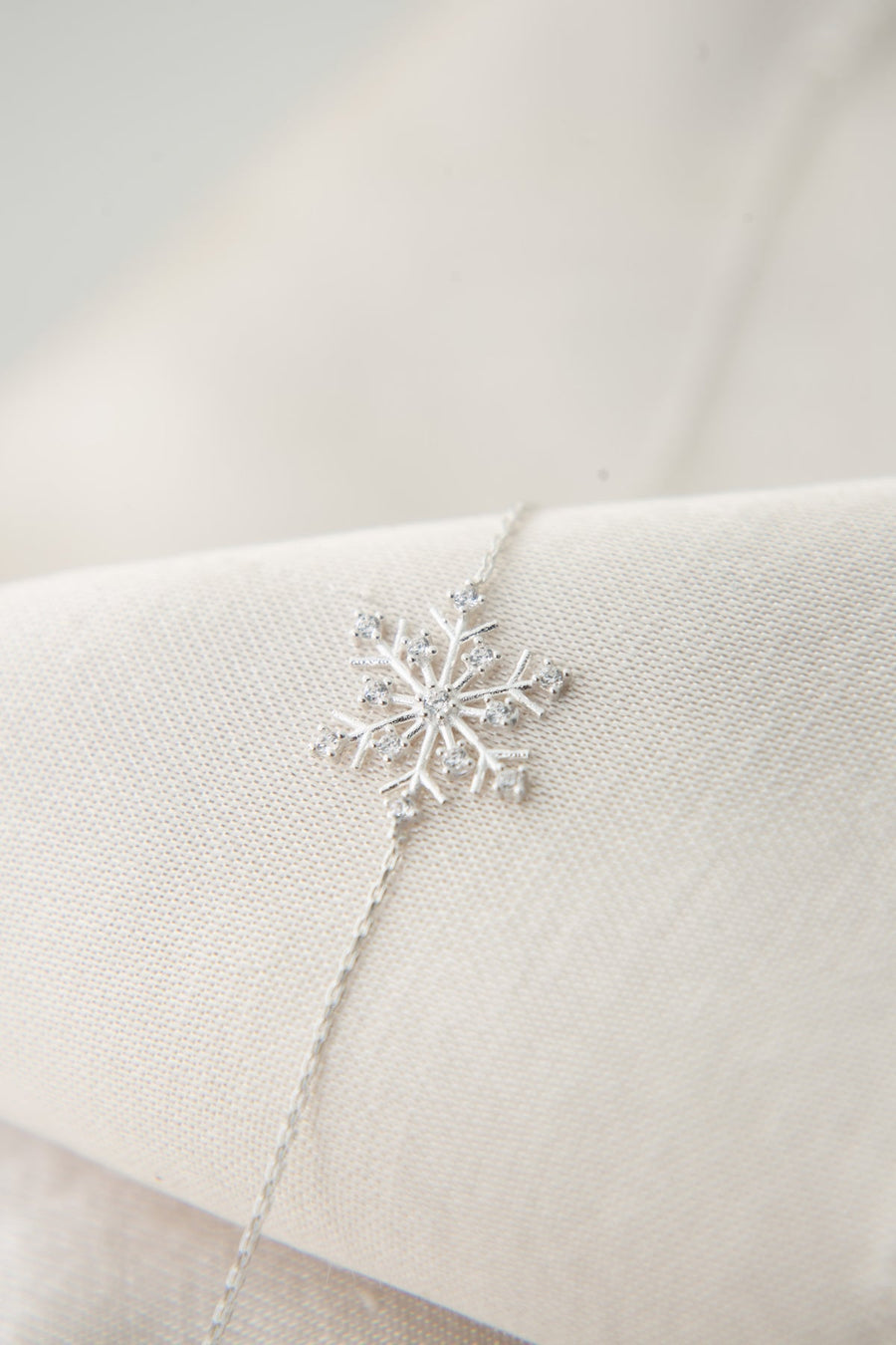Women's 925 Sterling Silver Snowflake Bracelet