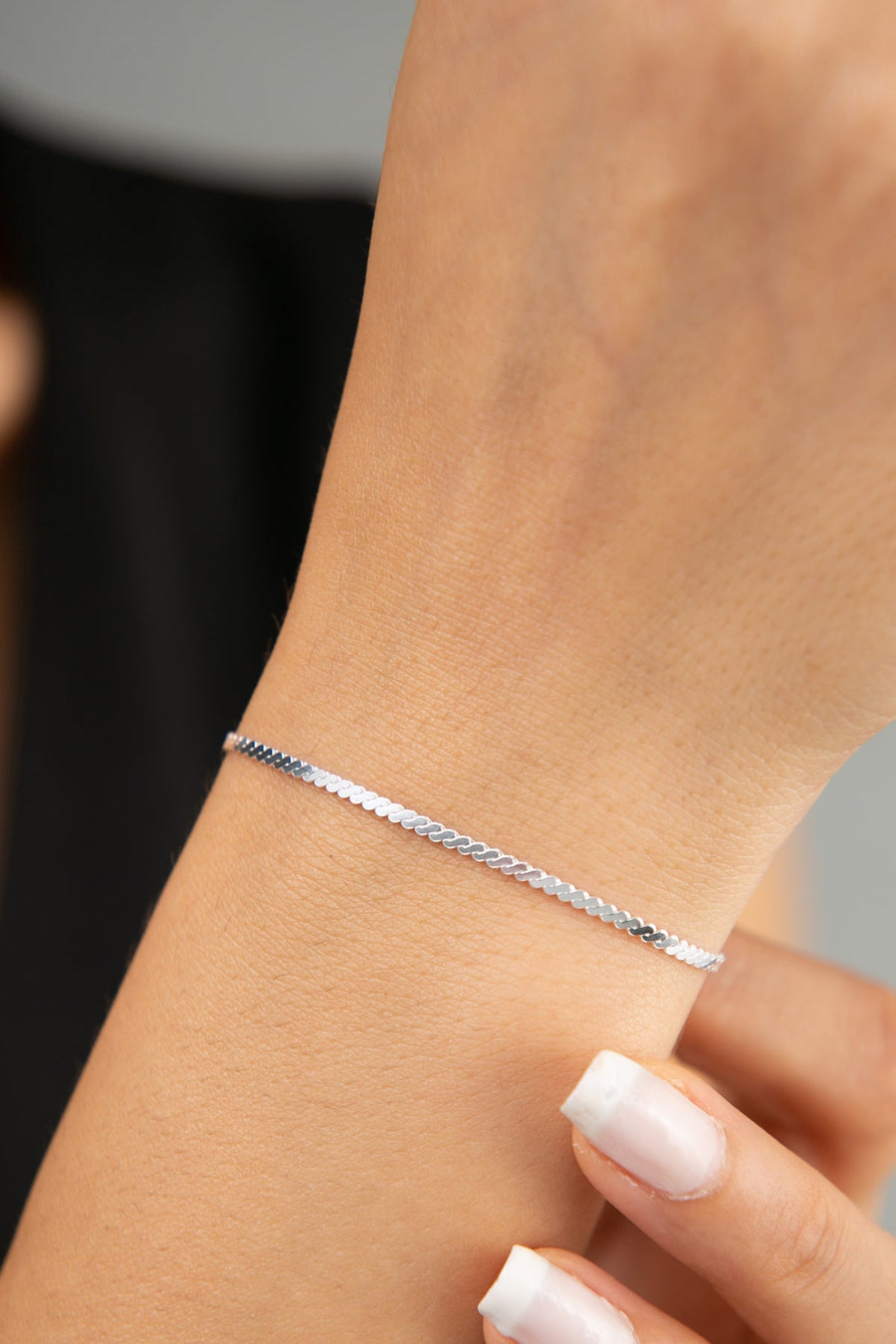 Women's 925 Sterling Silver Fox Tail Bracelet
