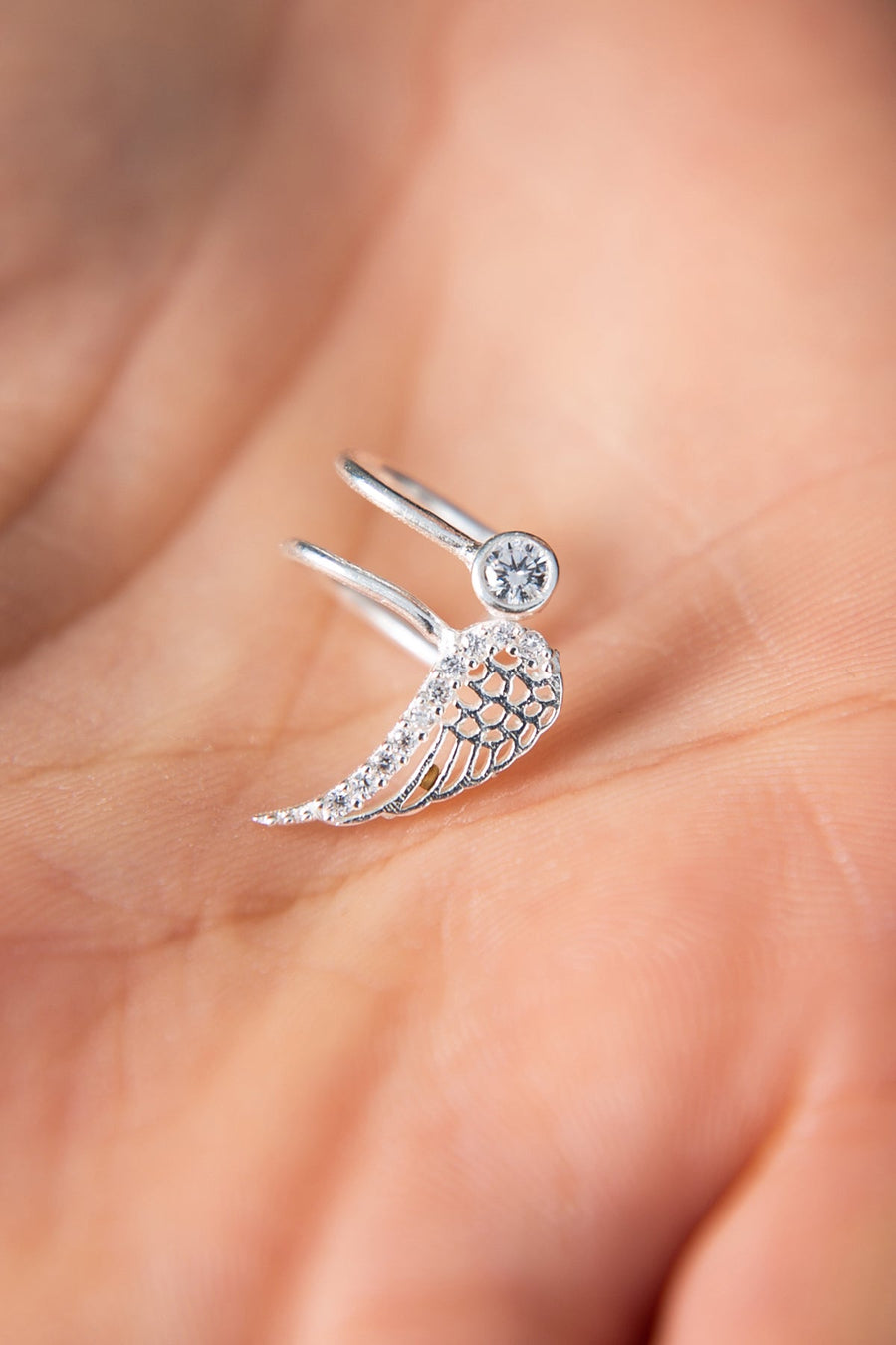 Women's Wing Model 925 Sterling Silver Cartilage Earring