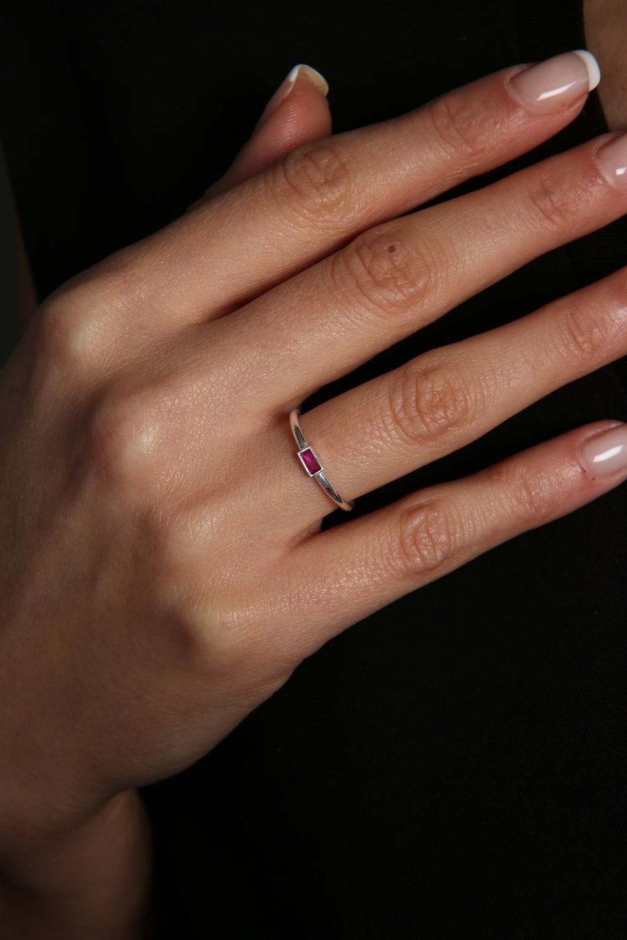 Women's Stone Trend Model 925 Sterling Silver Ring