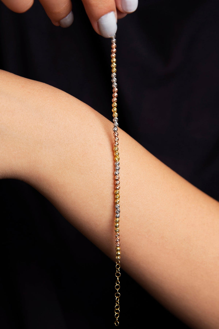 Women's 3-Color Dorica 925 Sterling Silver Bracelet