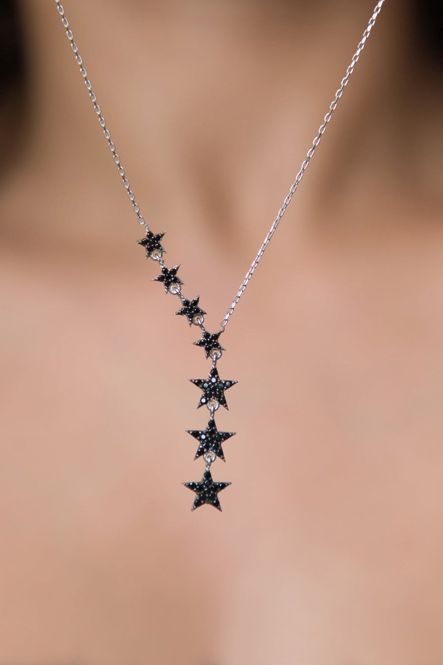 Women's Milky Way Model Silver 925 Sterling Silver Necklace