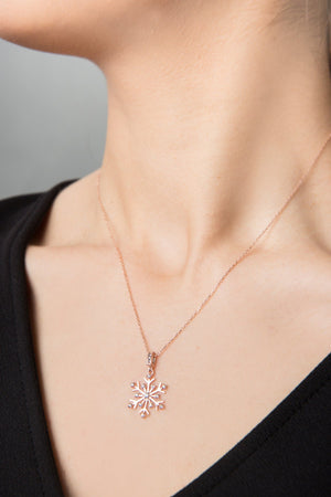 Women's Zirkon Stone Cartouche Model 925 Sterling Silver Necklace