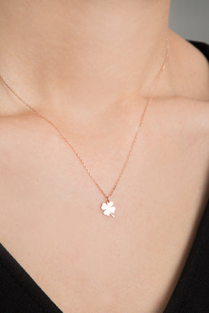 Women's Clover Design 925 Sterling Silver Necklace