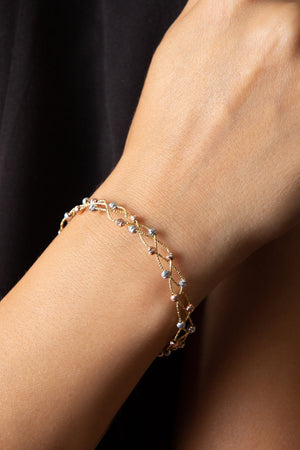 Women's Doric Cluster 925 Sterling Silver Bracelet