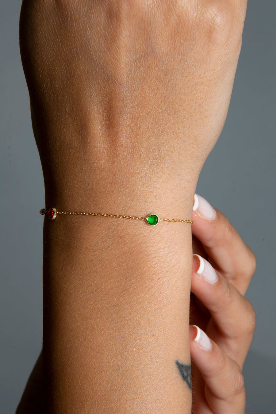 Women's 925 Sterling Silver Elegant Bracelet with Colorful Stones