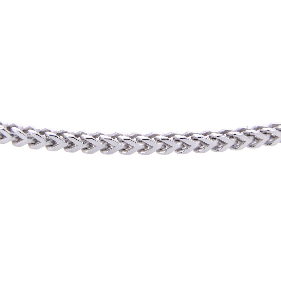 Sterling Silver Mens Bracelets - AG-925 Men’s Sterling Silver Franco Chain Type Bracelet
