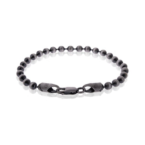 Sterling Silver Mens Bracelets - Men’s Sterling Silver Ball Chain Bracelet
