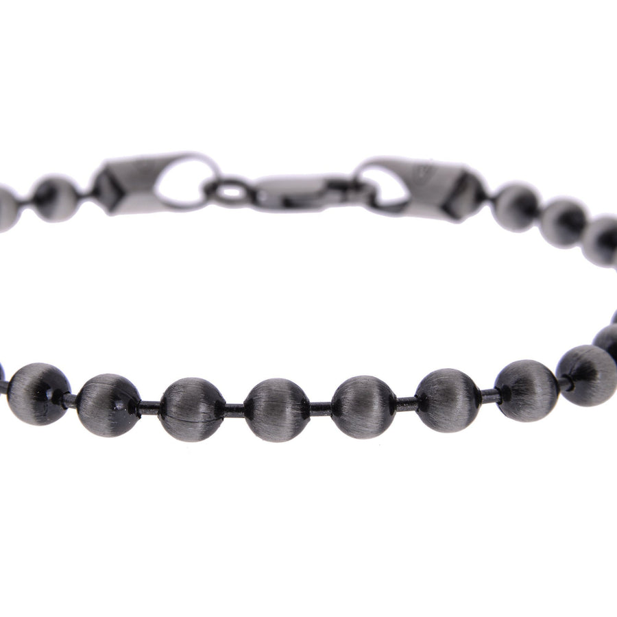 Sterling Silver Mens Bracelets - Men’s Sterling Silver Ball Chain Bracelet