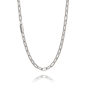 Sterling Silver Mens Bracelets - Sterling Silver Cable Necklace